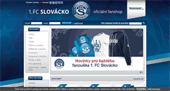 Desktop Screenshot of fanshop.fcslovacko.cz