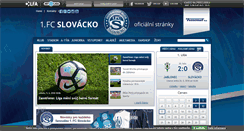 Desktop Screenshot of fcslovacko.cz