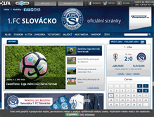 Tablet Screenshot of fcslovacko.cz